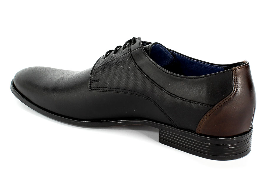 Półbuty Euro moda Nko 1677 Czarny D-4
