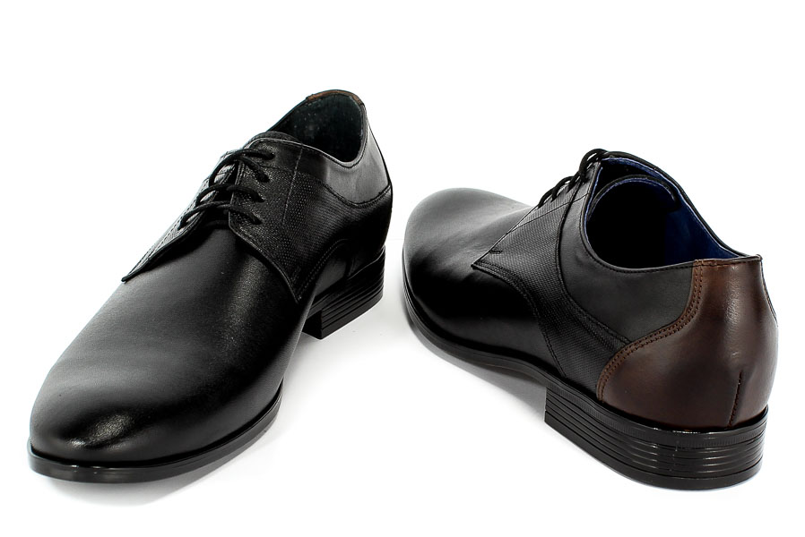 Półbuty Euro moda Nko 1677 Czarny D-4