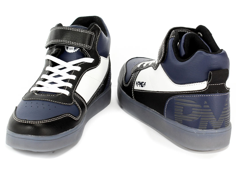 Półbuty Primigi 2458433 Bottal.Pu/Navy-Bco-N r.24-39