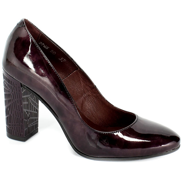 Czółenka Łukasz 2765 Shadow Bordo