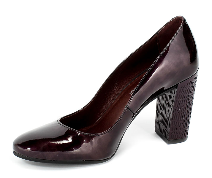 Czółenka Łukasz 2765 Shadow Bordo