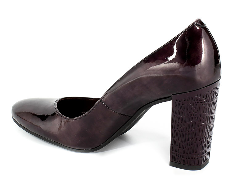 Czółenka Łukasz 2765 Shadow Bordo