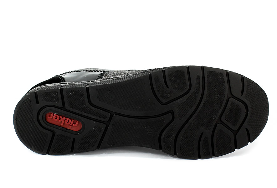 Półbuty Rieker N5320-00 Schwarz Kombi