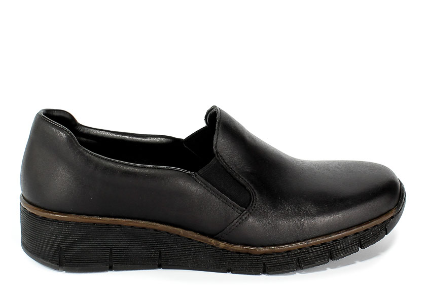 Półbuty Rieker 53766-00 Black