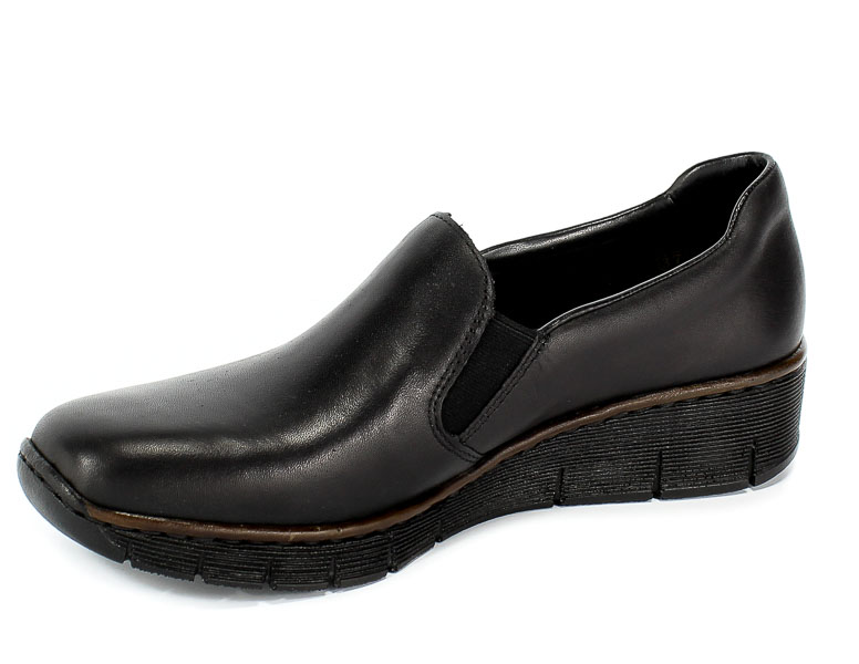 Półbuty Rieker 53766-00 Black