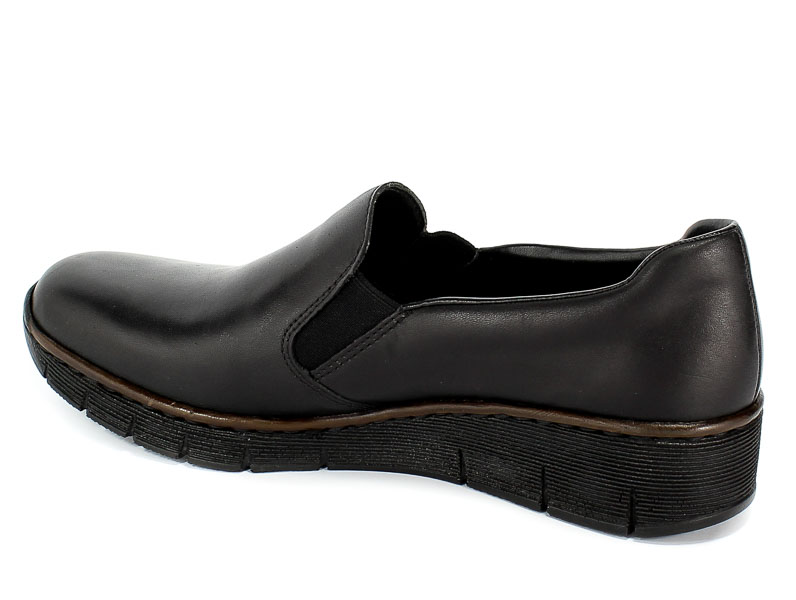 Półbuty Rieker 53766-00 Black