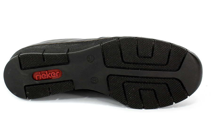 Półbuty Rieker 53766-00 Black