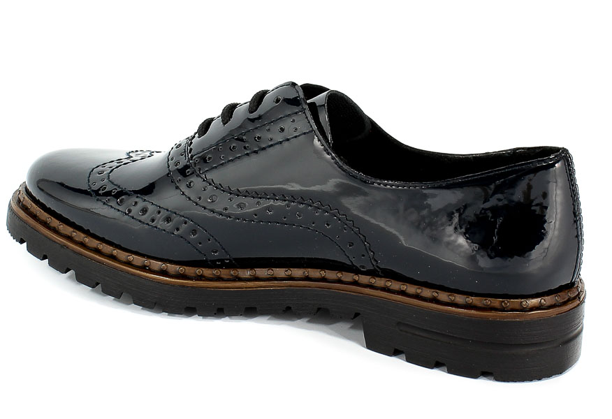 Półbuty Rieker 54812-45 Blau