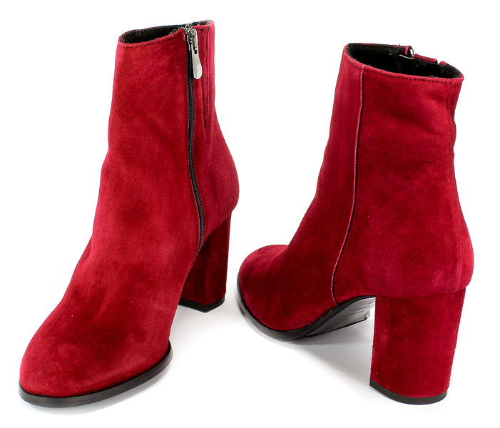 Botki Uncome 23076 Bordo