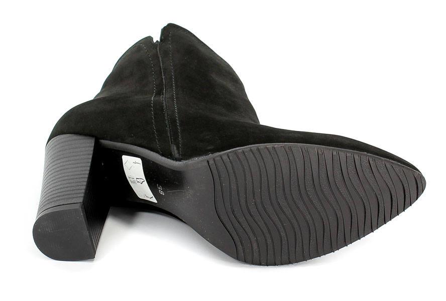 Botki Silwano W-788 Czarny Nubuk