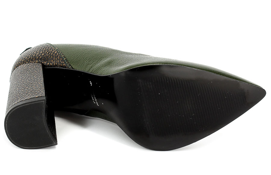 Czółenka Uncome 27014 Omega Khaki
