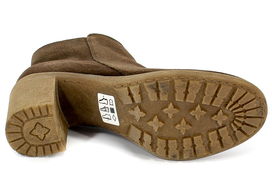 Botki Lan-Kars FW192-2-Wel Brąz