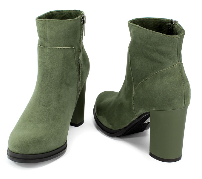Botki Euro Moda Ro 433 Zieleń