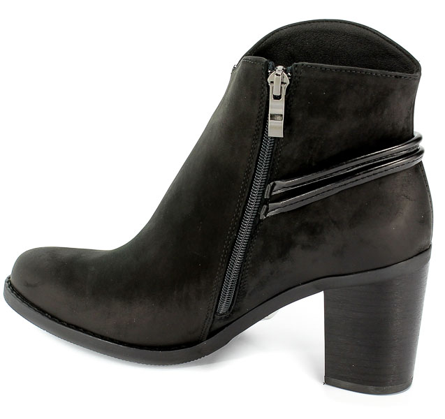 Botki Gamis 3508 Czarny Nubuk