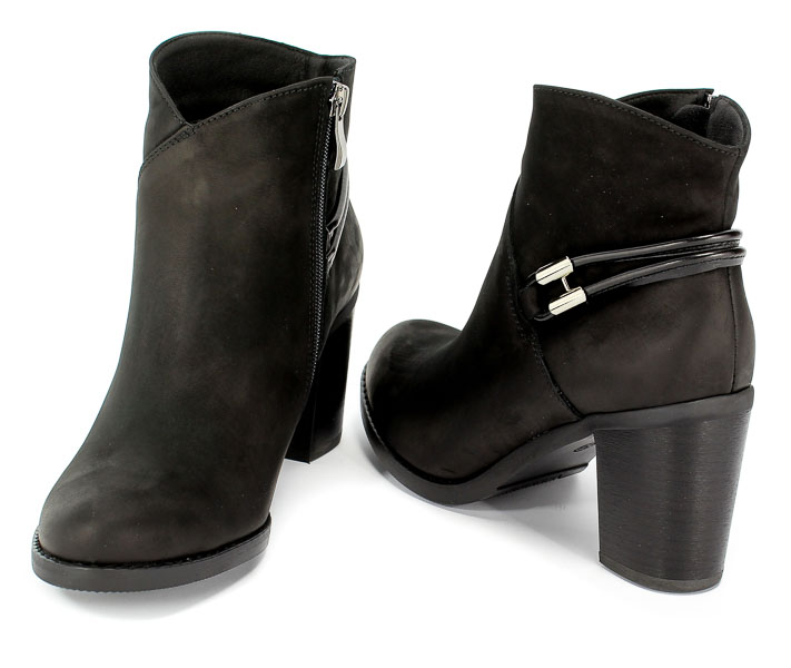 Botki Gamis 3508 Czarny Nubuk