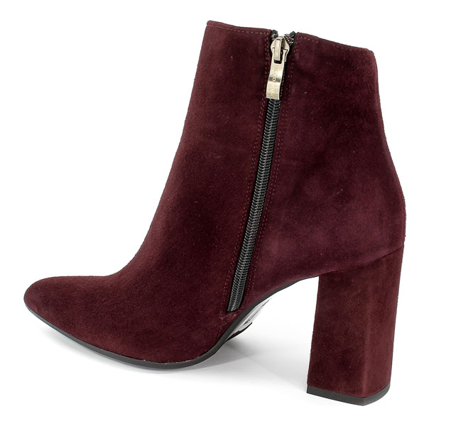 Botki Bravo Moda 2082 Sliwka Zamsz