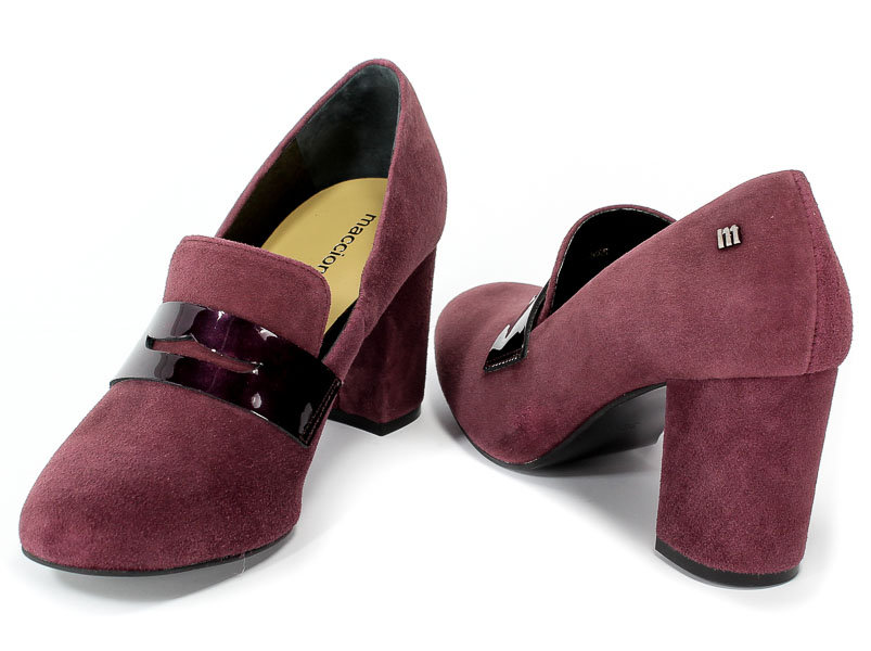 Czółenka Maccioni 828 Bordo