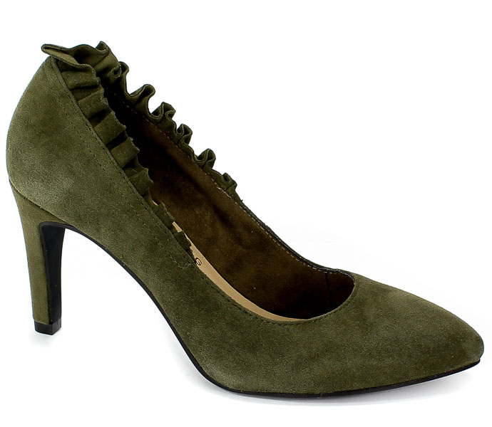 Czółenka Tamaris 1-22441-21 744 Olive Suede
