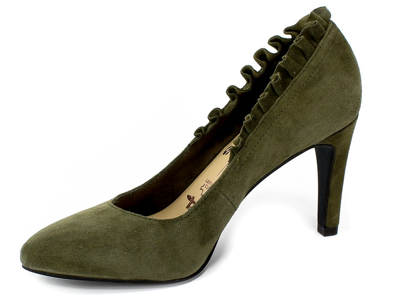 Czółenka Tamaris 1-22441-21 744 Olive Suede