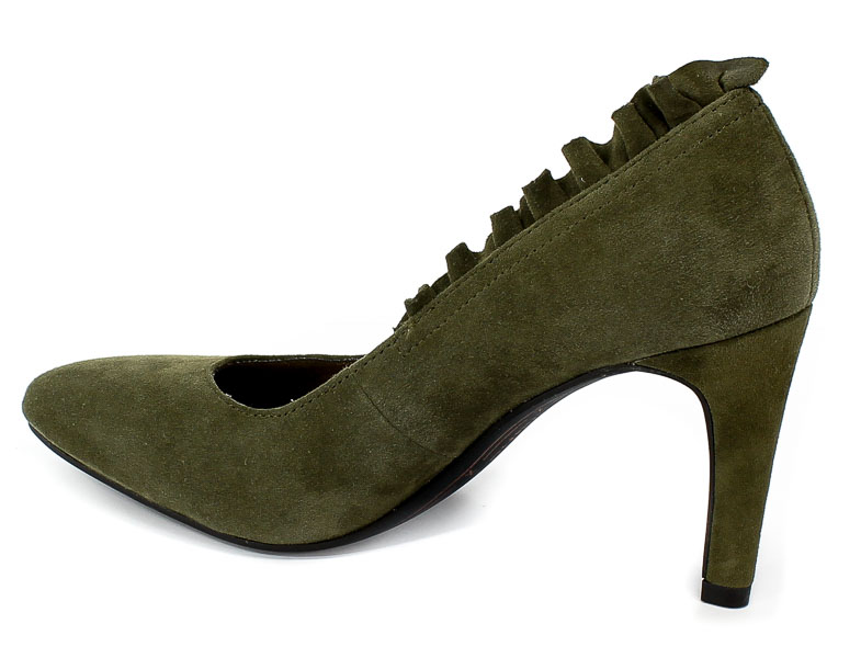 Czółenka Tamaris 1-22441-21 744 Olive Suede