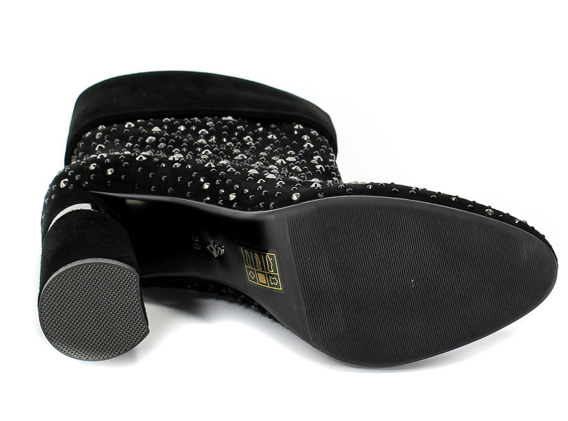 Botki Sca'viola F-102 Black Suede