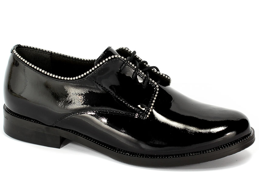 Półbuty Uncome 27103 Nero