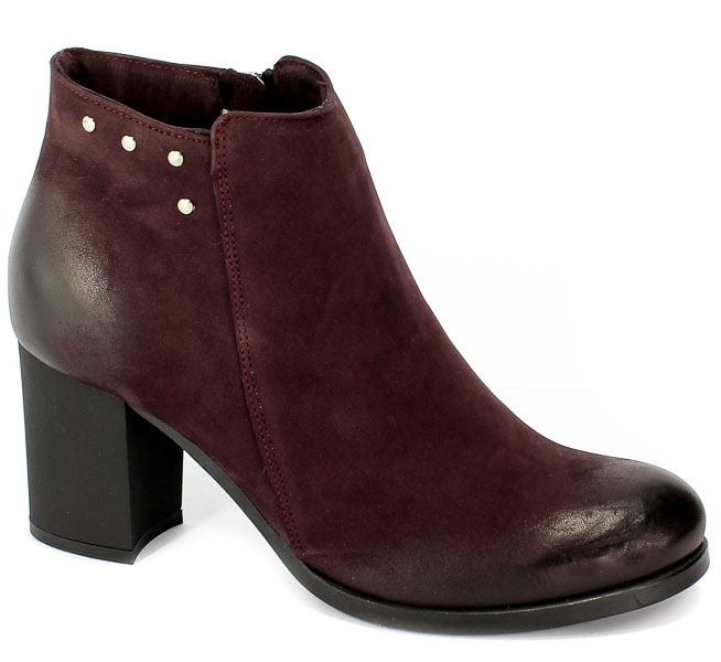 Botki Lan-Kars G196-299 Nubuk Bordo
