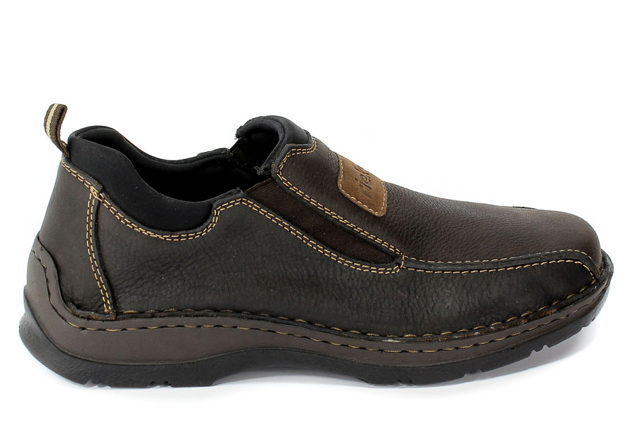 Półbuty Rieker 05363-25 Brown Combination