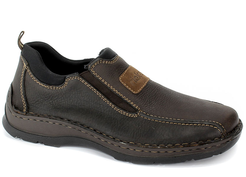 Półbuty Rieker 05363-25 Brown Combination