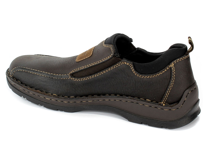 Półbuty Rieker 05363-25 Brown Combination