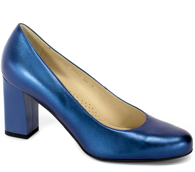 Czółenka Anis 3628 Blue Perlata