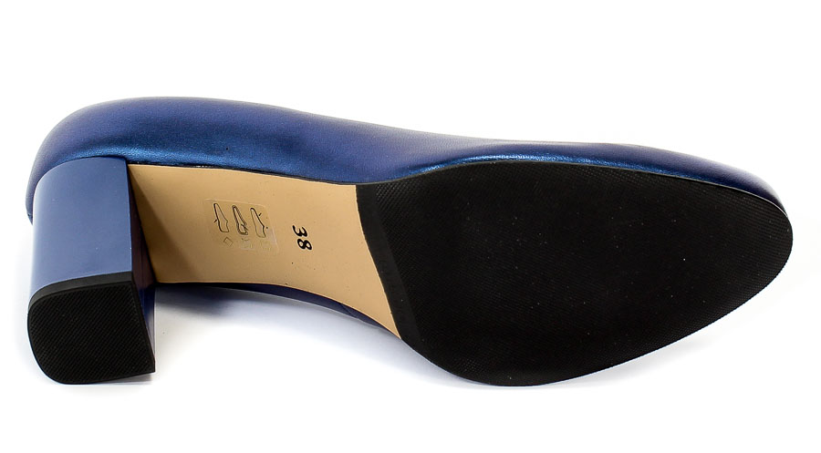 Czółenka Anis 3628 Blue Perlata