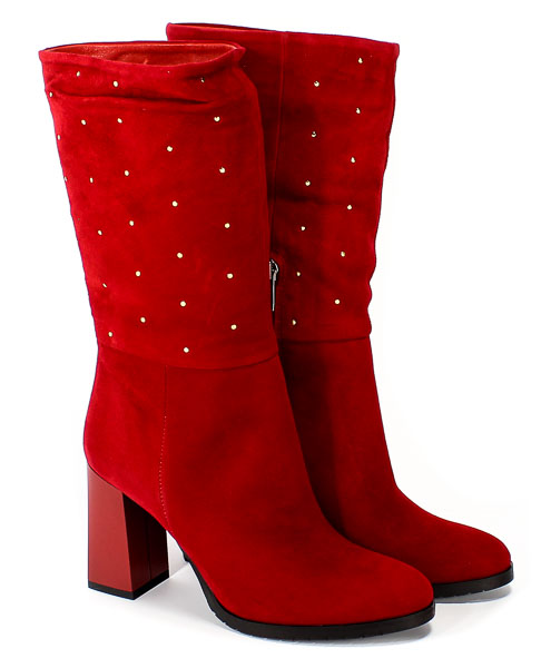 Pół Kozaki Visconi 1707234/944  Rosso Wel