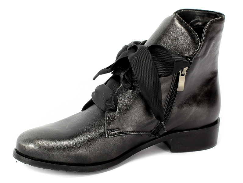 Trzewiki Eksbut 78-5182-E04-1G Czarny/Srebro