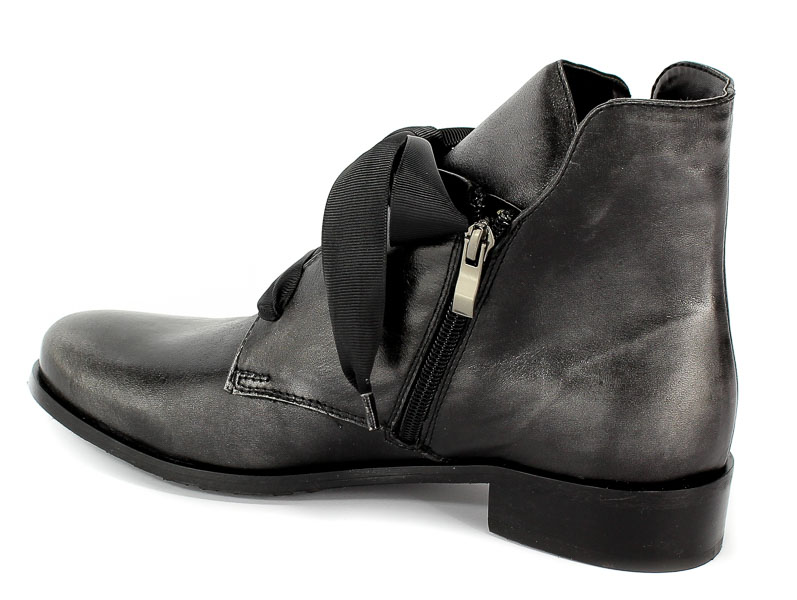 Trzewiki Eksbut 78-5182-E04-1G Czarny/Srebro