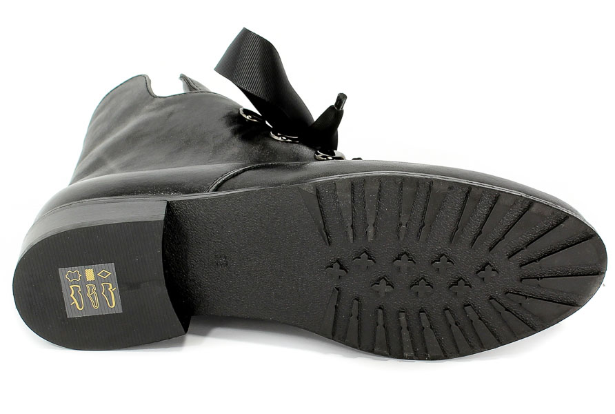 Trzewiki Eksbut 78-5182-E04-1G Czarny/Srebro