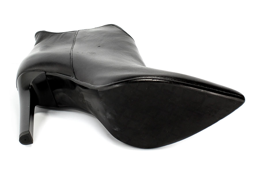 Botki Bravo Moda 2109 Czarna Skóra