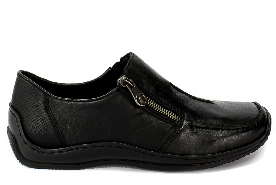 Półbuty Rieker L1780-00 Black