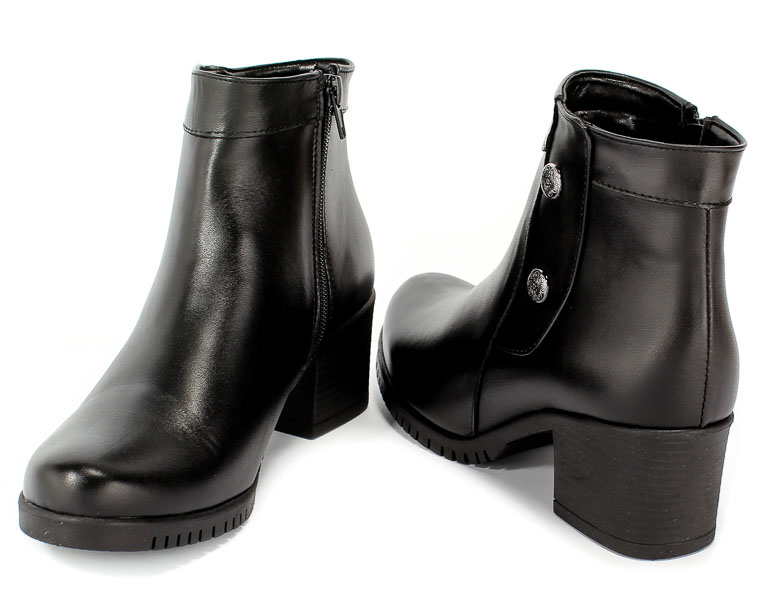 Botki Silwano W-106 Czarne Lico