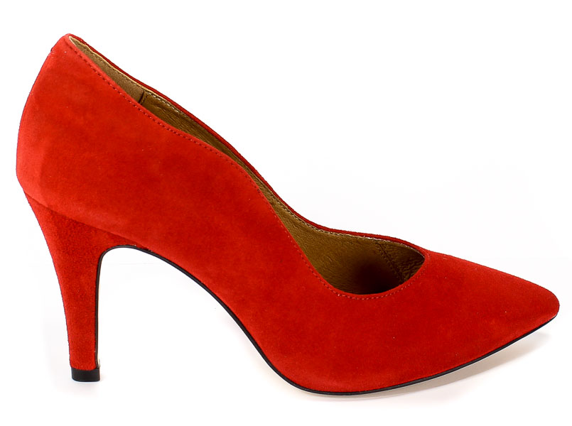 Czółenka Caprice 9-22412-21 530 Red Suede