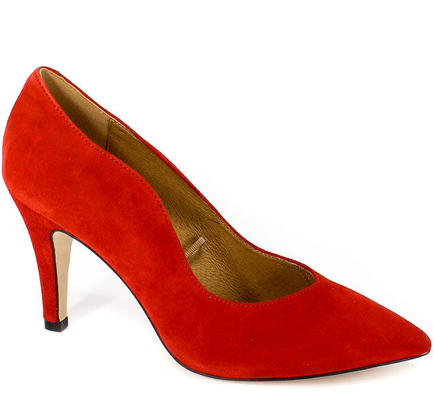 Czółenka Caprice 9-22412-21 530 Red Suede