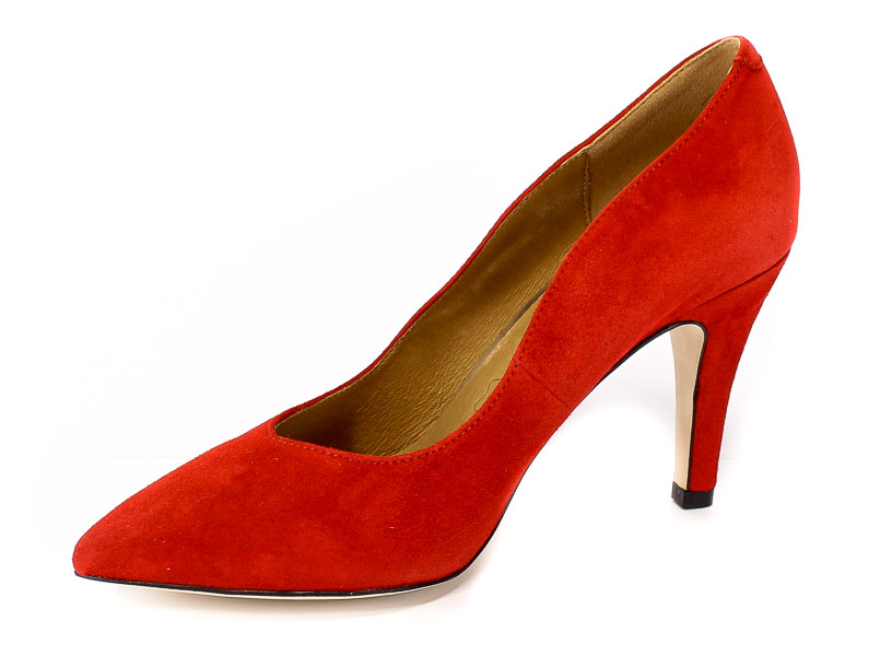 Czółenka Caprice 9-22412-21 530 Red Suede