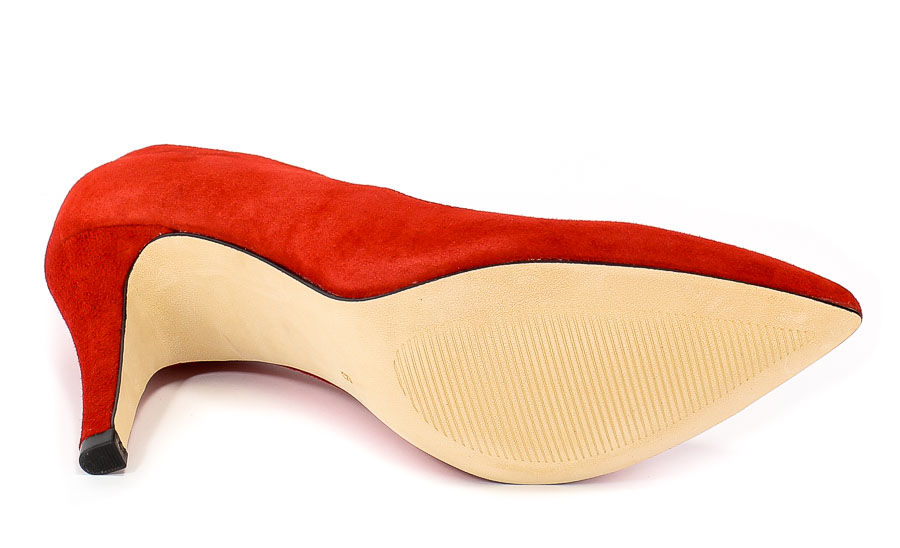 Czółenka Caprice 9-22412-21 530 Red Suede