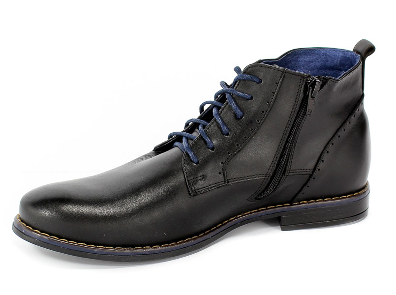 Trzewiki Euro moda Nko 677 Czarny D-4
