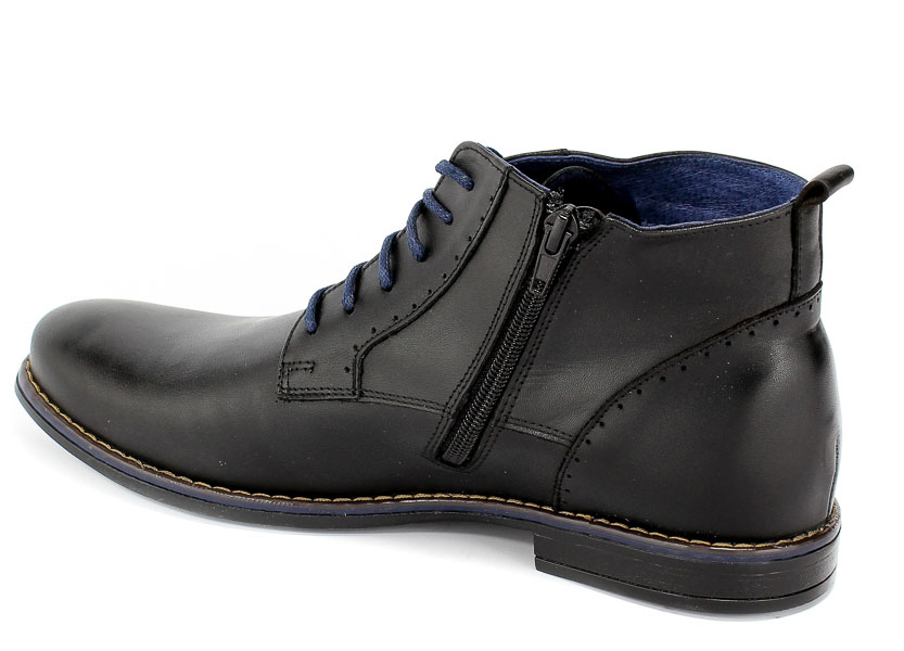 Trzewiki Euro moda Nko 677 Czarny D-4