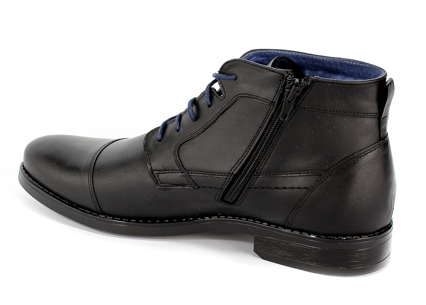 Trzewiki Euro moda Nko 680 Czarny D-4