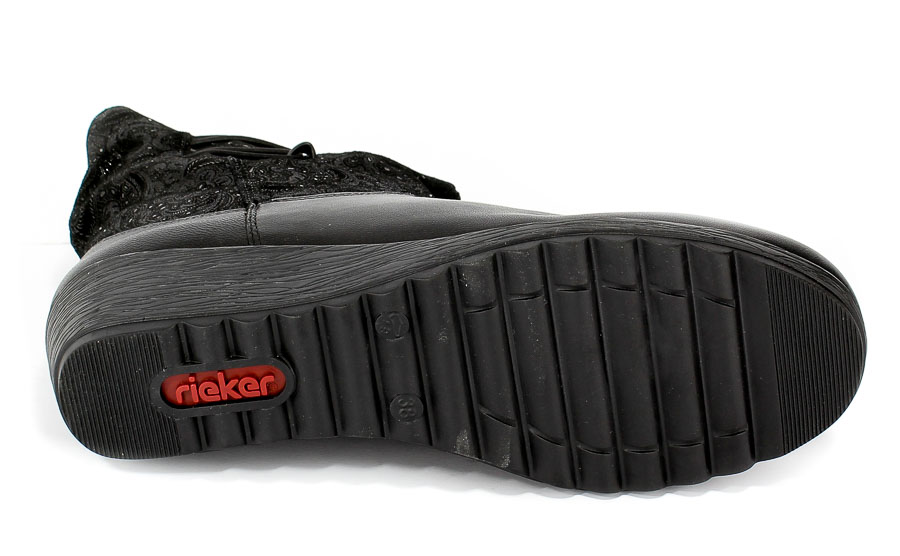 Trzewiki Rieker X2474-00 Black