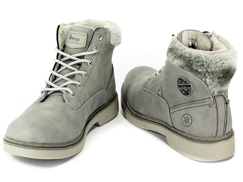 Trzewiki American 708145-W-A Grey