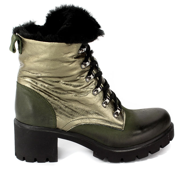 Botki Simen 0984A S2080/VS04 Stare Złoto