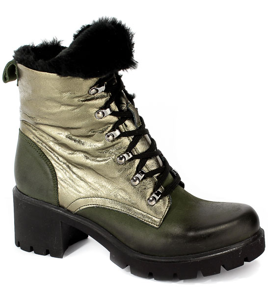 Botki Simen 0984A S2080/VS04 Stare Złoto